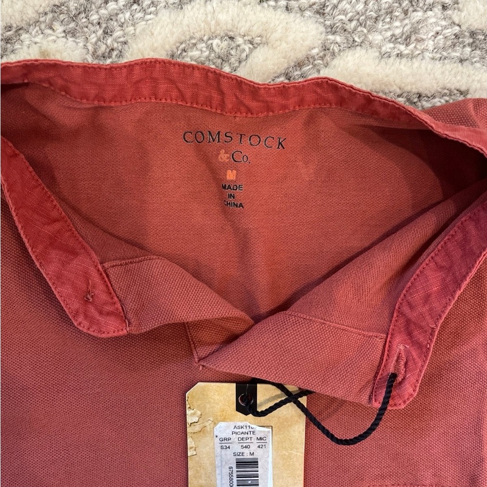 NWT Comstock Short Sleeve Tee Casual Cotton Shirt SOFT - Picture 3 of 4